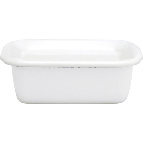 【新品】【新品訳あり(箱きず・やぶれ)】 野田琺瑯　保存容器 ホワイトシリーズ レクタングル 深型 琺瑯蓋付 Sサイズ　WFH-S