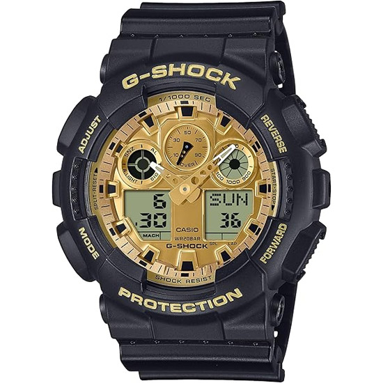 【新品】CASIO　腕時計 G-SHOCK Black and Gold Series　GA-100GGB-1A9JF