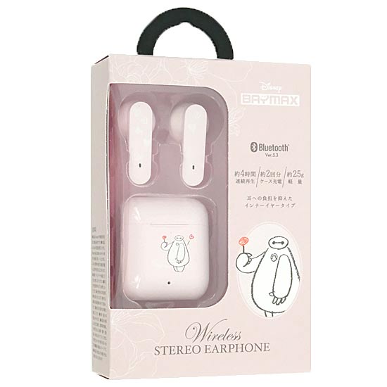 【新品】PGA　完全ワイヤレス ステレオイヤホン インナーイヤータイプ Premium Style　PG-DBTE18TW7BAY　ベイマックス