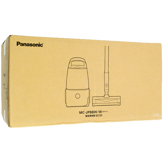 【新品】Panasonic　紙パック式キャニスター掃除機 Jコンセプト　MC-JP880K-W　ホワイト