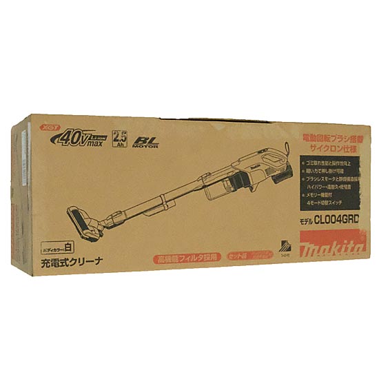 【新品】マキタ　充電クリーナー バッテリ・充電器付き　CL004GRDW　スノーホワイト