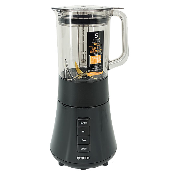 【新品】【新品訳あり(箱きず・やぶれ)】 TIGER　ミルつきミキサー TIGER5value+　SKS-R100-KD　ディープブラック