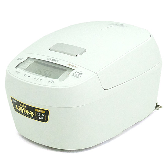 【新品】TIGER　圧力IHジャー炊飯器 炊きたて 5.5合炊き　JPV-X100-WO　オフホワイト