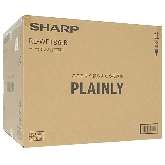 【新品】SHARP　オーブンレンジ PLAINLY　RE-WF186-B　ブラック