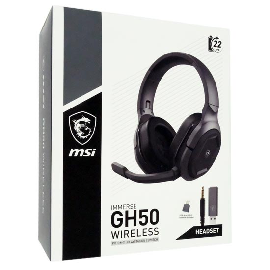 【新品】MSI　ゲーミングヘッドセット　IMMERSE GH50