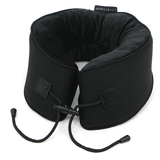 【新品】太陽　ヒツジのいらない枕 ネックピロー　HTNP-001　ブラック