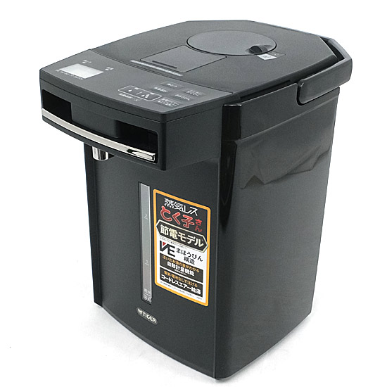 【新品】TIGER　蒸気レスVE電気まほうびん とく子さん 3.0L　PIM-H300-KE　アーバンブラック
