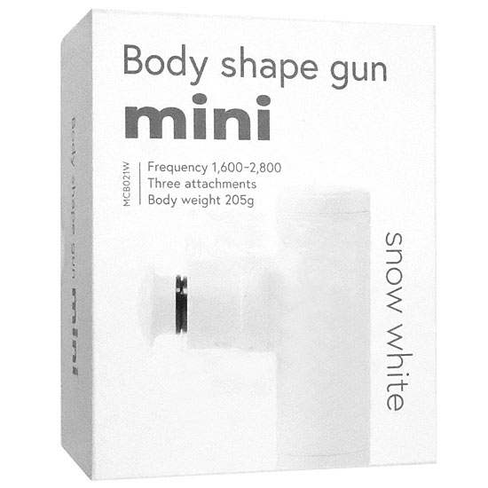 【新品】【新品訳あり(箱きず・やぶれ)】 アルインコ　ボディシェイプガンミニ　MCB021W　スノーホワイト
