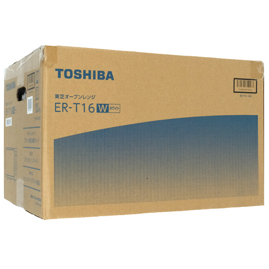 【新品】【新品訳あり(箱きず・やぶれ)】 TOSHIBA　オーブンレンジ 16L　ER-T16(W)　ホワイト