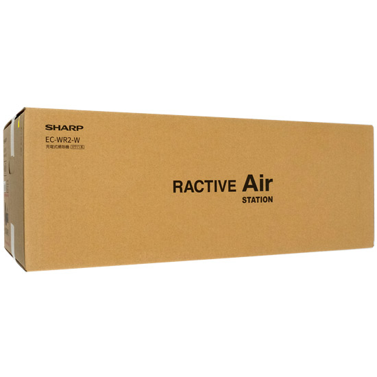 【新品】SHARP　コードレススティック掃除機 RACTIVE Air STATION　EC-WR2-W　ホワイト