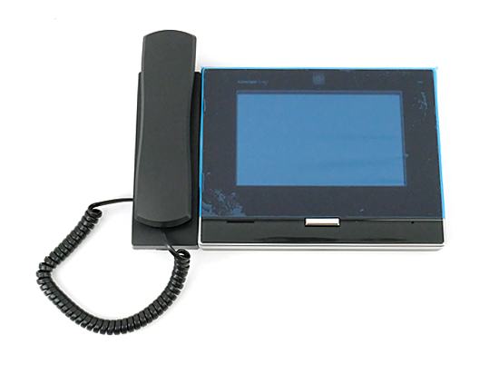 【新品】アイホン　7型モニター付インターホン端末 受話器付　IX-MV7-HB　黒