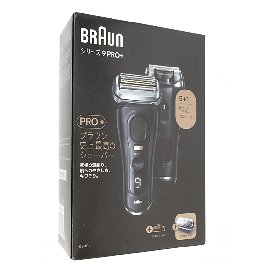 【新品】【新品訳あり(箱きず・やぶれ)】 Braun　シェーバー シリーズ9 Pro+　9530s　ブラック