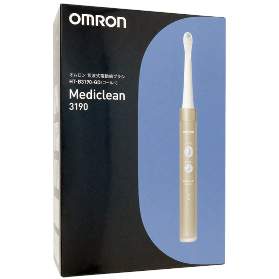 【新品】OMRON　音波式電動歯ブラシ HT-B3190-GD　ゴールド