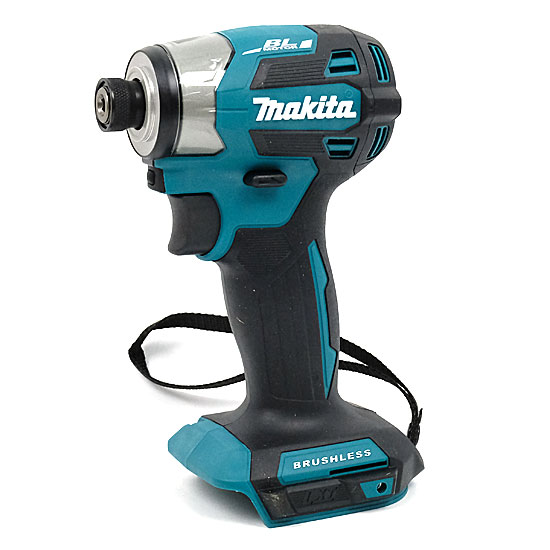 【新品】【新品(開封のみ・箱きず・やぶれ)】 マキタ　充電式インパクトドライバー 本体のみ　TD173DZ　青　取説いたみ