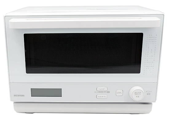 【新品】アイリスオーヤマ　スチームオーブンレンジ 18L　MO-F1808-CW　ホワイト