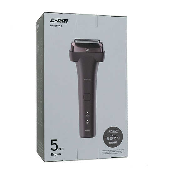 【新品】IZUMI　往復式シェーバー V8 Series　IZF-V855W-T　ブラウン