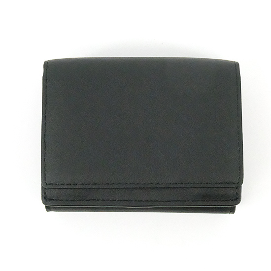 【新品】無印良品　植物由来素材を使った 三つ折り財布 黒