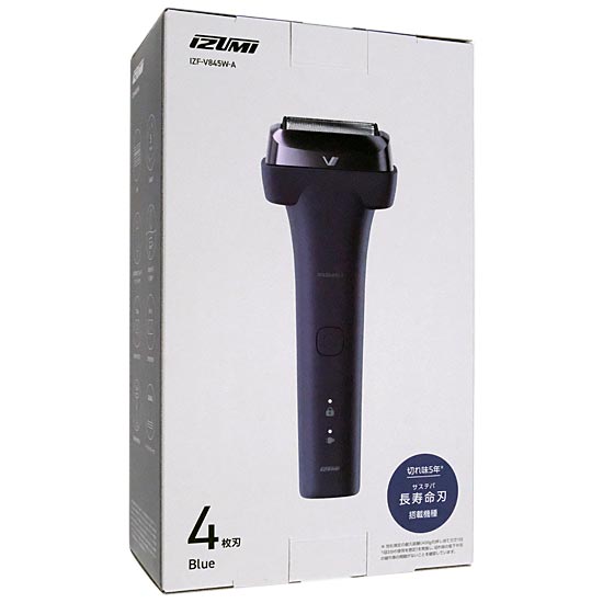 【新品】IZUMI　往復式シェーバー V8 Series　IZF-V845W-A　ブルー