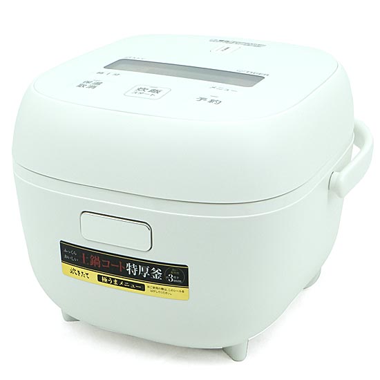 【新品】【新品(開封のみ)】 TIGER　マイコン炊飯ジャー 炊きたて 3合　JBS-G055-WM　マットホワイト