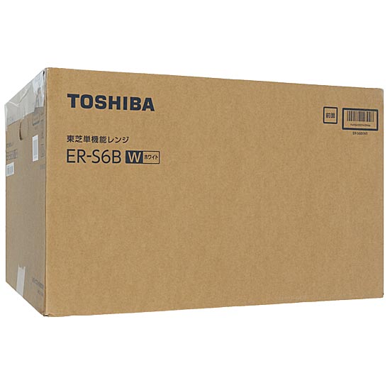 【新品】TOSHIBA　単機能レンジ　ER-S6B(W)　ホワイト