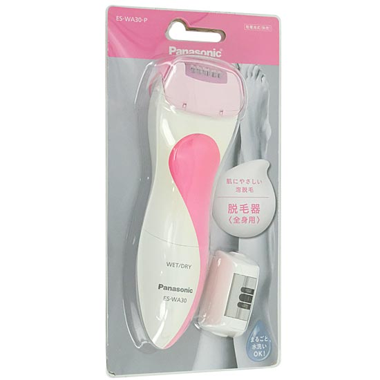 【新品】【新品訳あり】 Panasonic　女性用シェーバー　アミューレ ES-WA30-P　本体日焼け