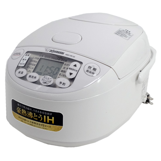 【新品】ZOJIRUSHI　IH炊飯ジャー 極め炊き 5.5合炊き　NW-VK10-WA　ホワイト