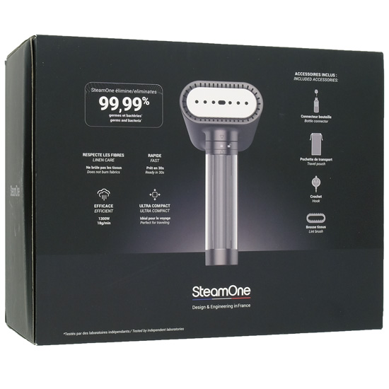 【新品】【新品(開封のみ・箱きず・やぶれ)】 SteamOne　衣類スチーマー S-Nomad　NS1750T　チタニウム