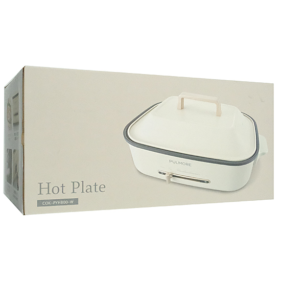 【新品】オーム電機　ホットプレート PULMORE　COK-PYH800-W