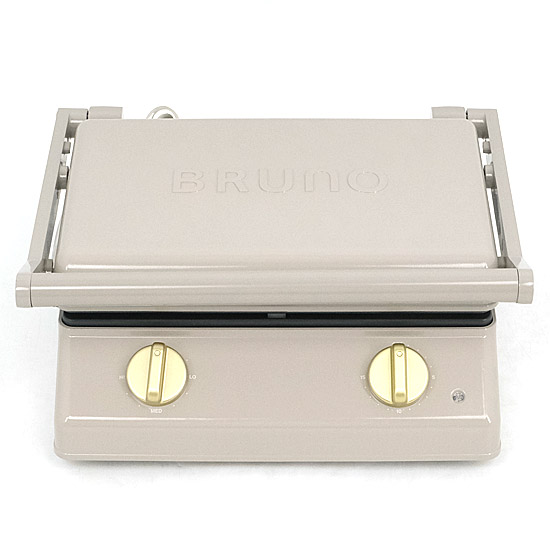 【新品】BRUNO　グリルサンドメーカー ダブル BOE084-GRG　グレージュ