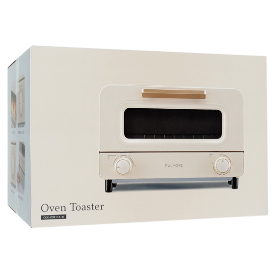 【新品】オーム電機　PULMORE オーブントースター2枚焼き COK-POT11A-W