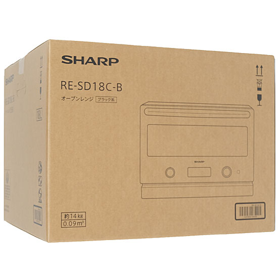 【新品】SHARP　オーブンレンジ 18L　RE-SD18C-B　ブラック
