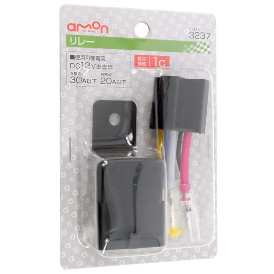 【新品】エーモン　リレー 5線(5極) DC12V車専用 A・B2接点切替タイプ　3237