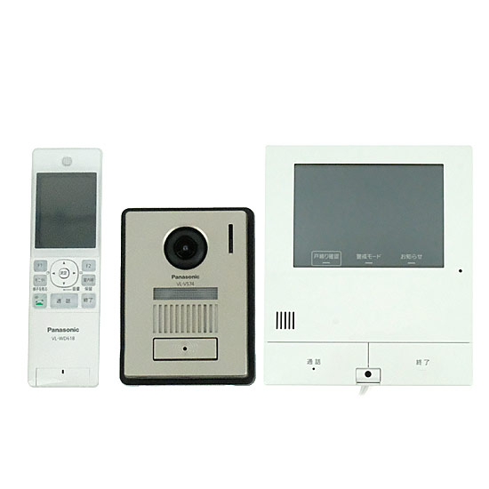 【新品】【新品訳あり(箱きず・やぶれ)】 Panasonic　ワイヤレスモニター付テレビドアホン 外でもドアホン　VL-X50AHF