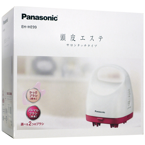 【新品】【新品(開封のみ・箱きず・やぶれ)】 Panasonic　頭皮エステ(サロンタッチタイプ)　EH-HE99-RP