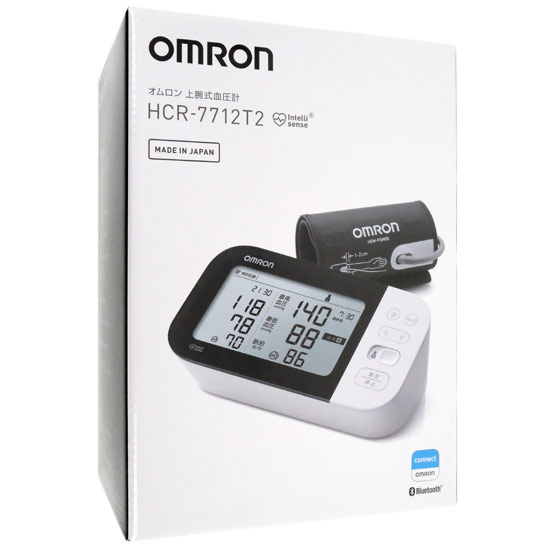 【新品】【新品訳あり(箱きず・やぶれ)】 オムロン　上腕式血圧計　HCR-7712T2