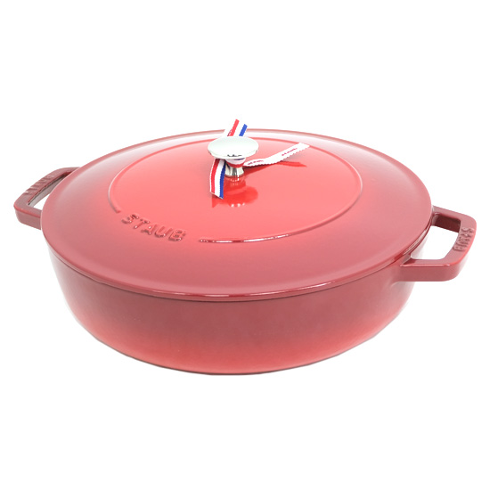 【新品】ストウブ　ブレイザー ソテーパン 28cm　チェリー