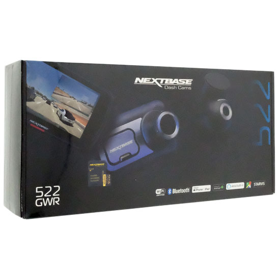 【新品】NEXTBASE　前後ドライブレコーダー　522GWR