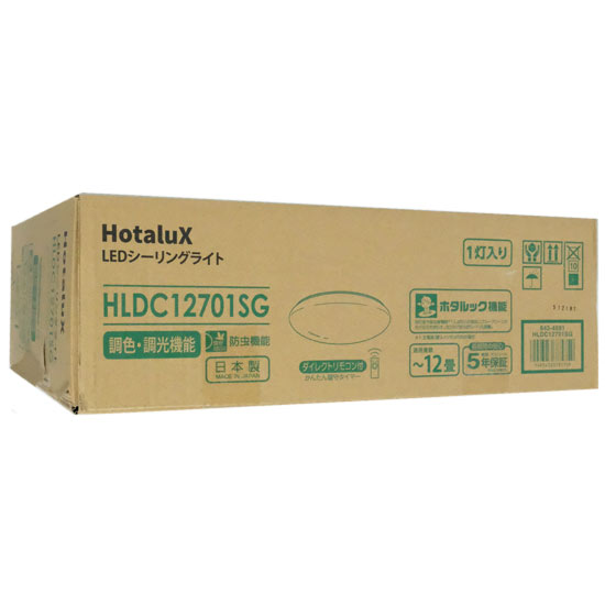 【新品】HotaluX　LEDシーリングライト　HLDC12701SG