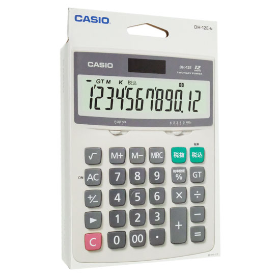 【新品】CASIO　電卓　DH-12E-N