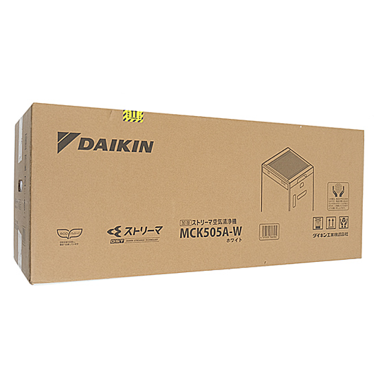 【新品】【新品(開封のみ・箱きず・やぶれ)】 DAIKIN　加湿ストリーマ空気清浄機　MCK505A-W　ホワイト