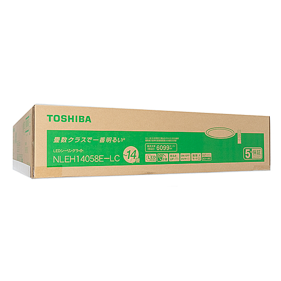 【新品】TOSHIBA　LEDシーリングライト 〜14畳　NLEH14058E-LC
