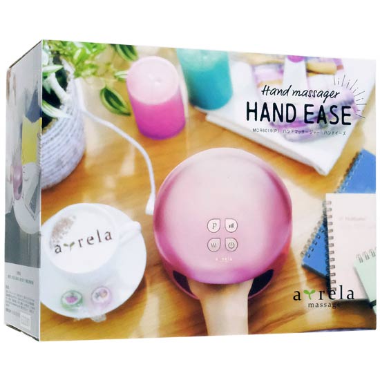 【新品】【新品訳あり(箱きず・やぶれ)】 アルインコ　ハンドマッサージャー ハンドイーズ　MCR6019P　ピンク