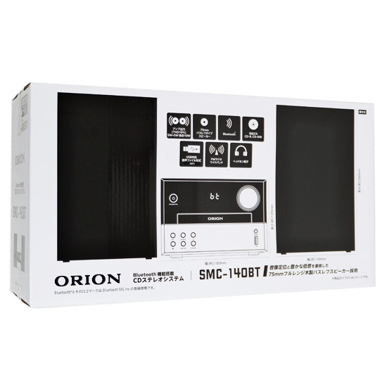 【新品】【新品訳あり(箱きず・やぶれ)】 オリオン　Bluetooth機能搭載CDステレオシステム　SMC-140BT　ブラック
