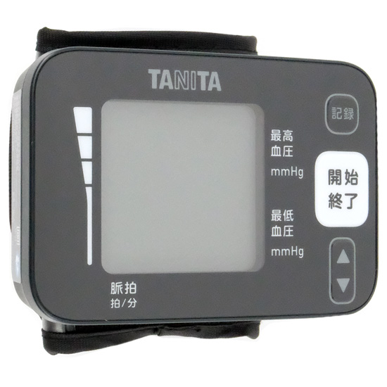 【新品】タニタ　手首式血圧計　BP-215　ダークブルー