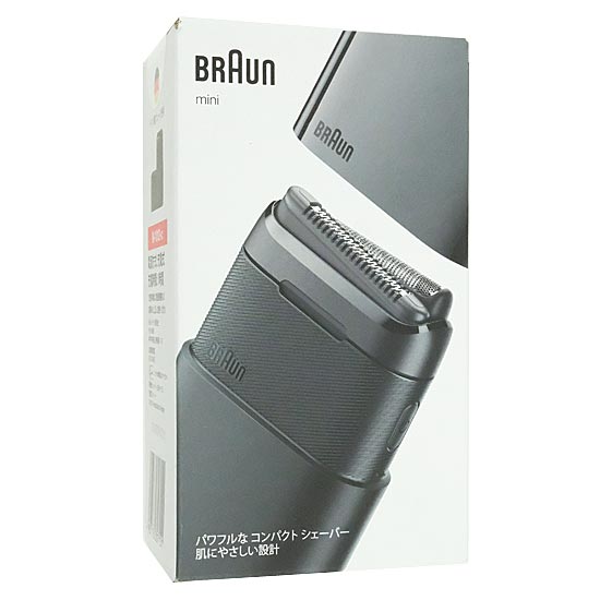 【新品】Braun　モバイルシェーバー mini　M-1012-C　ブラック