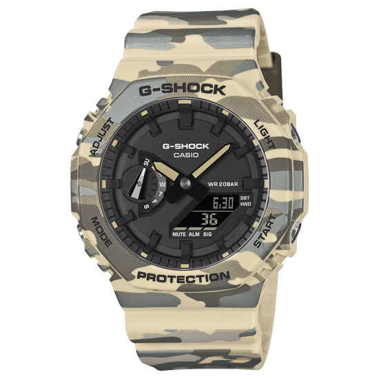 【新品】CASIO　腕時計 G-SHOCK カモフラージュシリーズ　GA-2100CM-5AJF