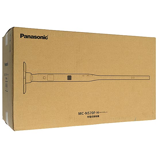 【新品】【新品(開封のみ・箱きず・やぶれ)】 Panasonic　セパレート型コードレススティック掃除機　MC-NS70F-H　ライトグレー