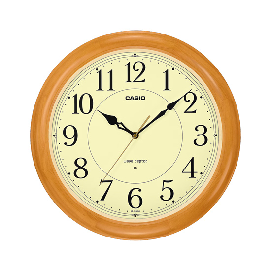 【新品】CASIO　電波掛時計　IQ-1160NJ-7JF