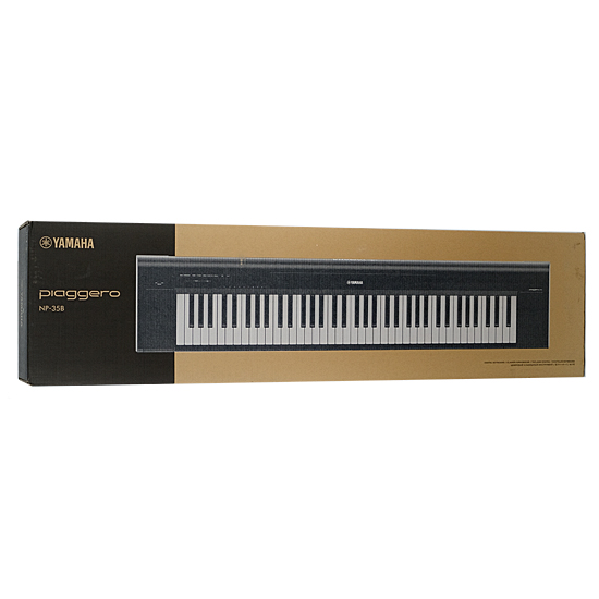 【新品】YAMAHA　電子キーボード piaggero　NP-35B　ブラック