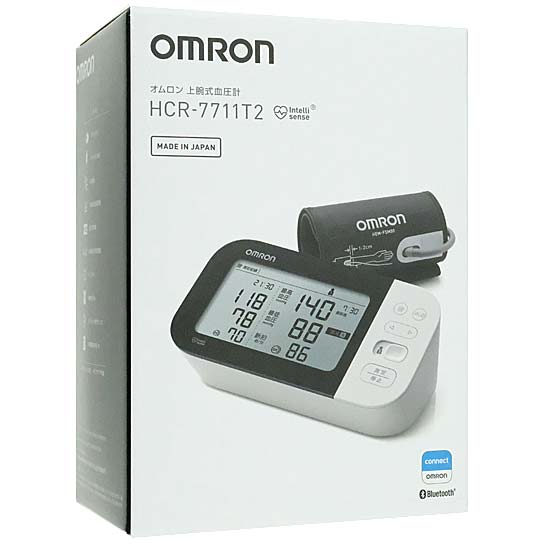 【新品】【新品訳あり(箱きず・やぶれ)】 オムロン　上腕式血圧計　HCR-7711T2